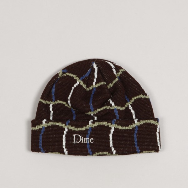 Dime Wave Checker Beanie Brown - Skateboarding, Nike SB, Adidas, Vans,  Online Shop | POPNAME.cz